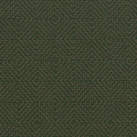 Diamond geometric flatweave runner in green