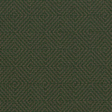 Diamond geometric flatweave runner in green