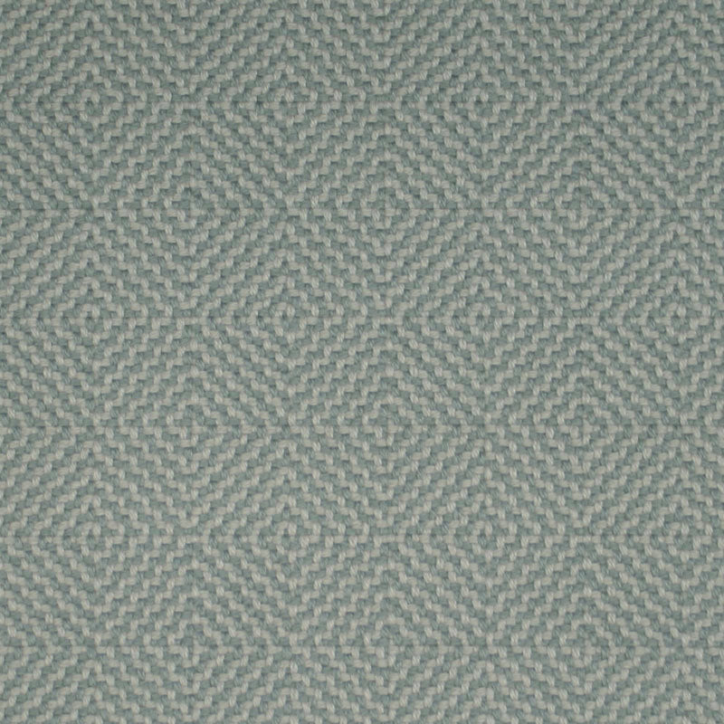 Diamond geometric flatweave runner in slate blue