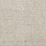 Detail of woven fabric yardage in textured cream and gray.