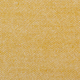 Detail of woven fabric yardage in yellow.