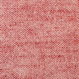 Detail of woven fabric yardage in textured cream and red.