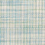 Textured broadloom carpet in shades of blue and cream.