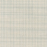 Textured broadloom carpet in pale aqua