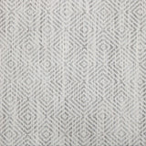 Broadloom carpet swatch in a geometric pattern in a medium grey design