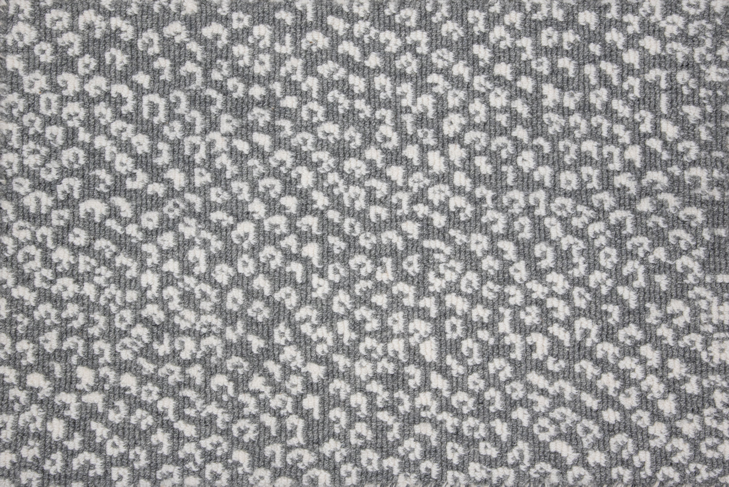 Broadloom carpet swatch textured design in dark grey