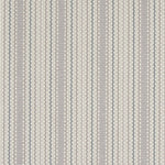 Striped flatweave runner in grey and white