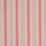 Striped flatweave runner in pink and grey