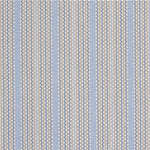 Striped flatweave runner in blue and grey