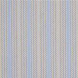 Striped flatweave runner in blue and grey