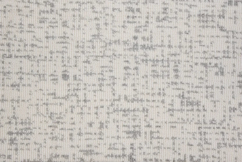 Broadloom carpet swatch textured design in white