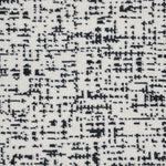 Broadloom carpet swatch textured design in black white