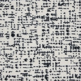 Broadloom carpet swatch textured design in black white