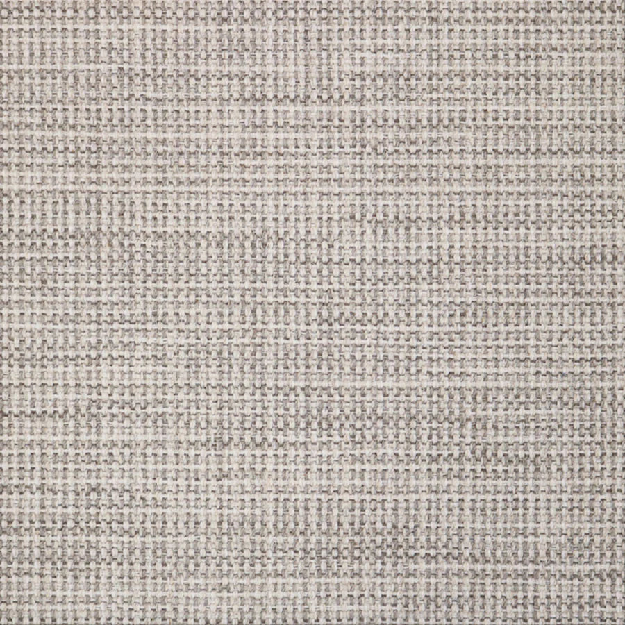 Broadloom carpet swatch in a textured pattern in a grey white design