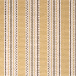 Striped flatweave runner in yellow and grey