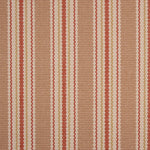 Striped flatweave runner in tan and burnt orange 