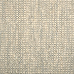 Textured loop carpet in cream and sky blue.