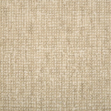 Textured loop carpet in beige.