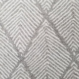 Berlin rug in diamond design in dark grey