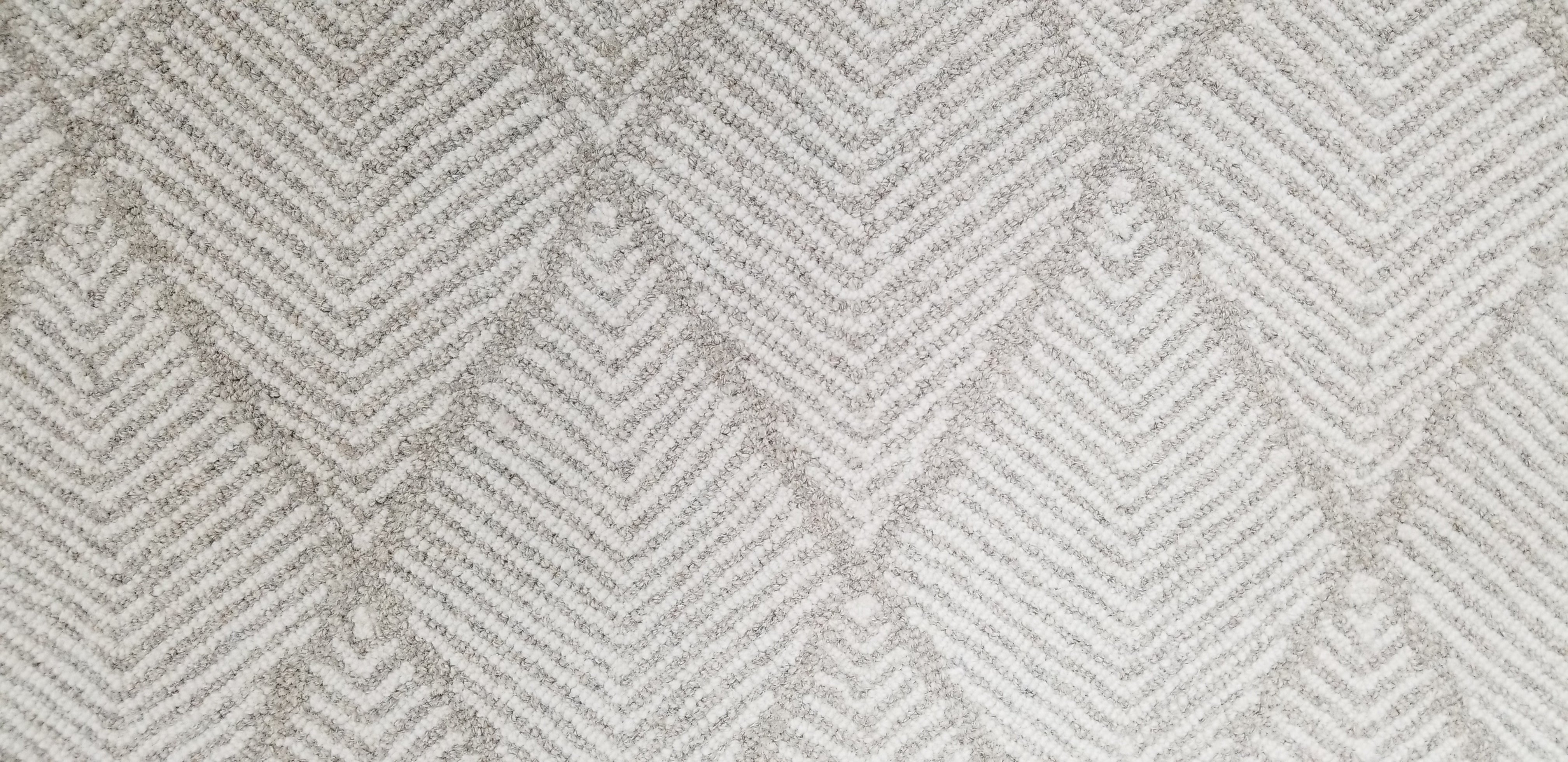 Berlin rug in diamond design in grey