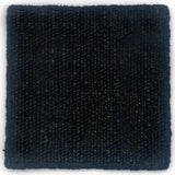 Flatweave dhurrie sample in black
