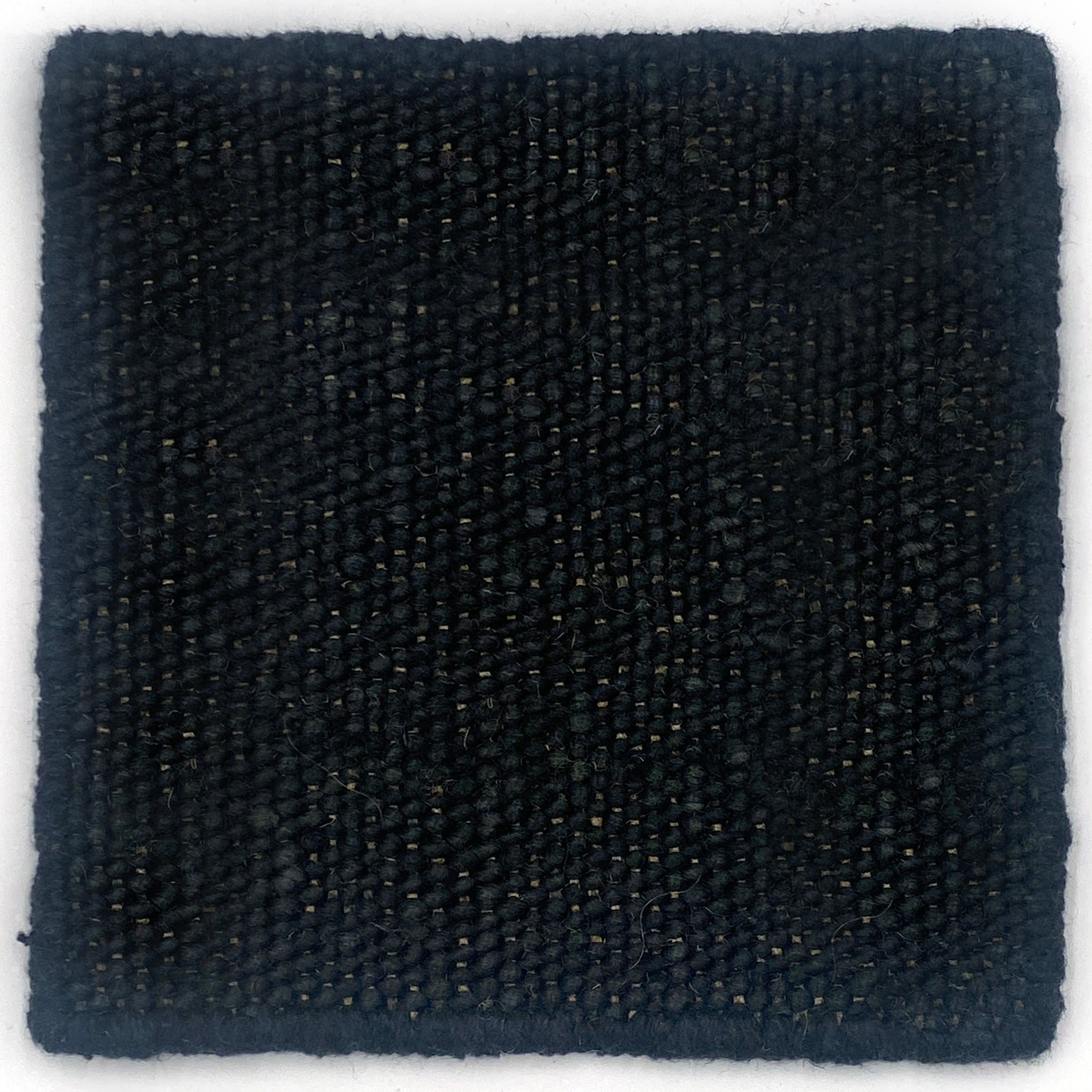 Flatweave dhurrie sample in black