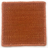 Flatweave dhurrie sample in orange