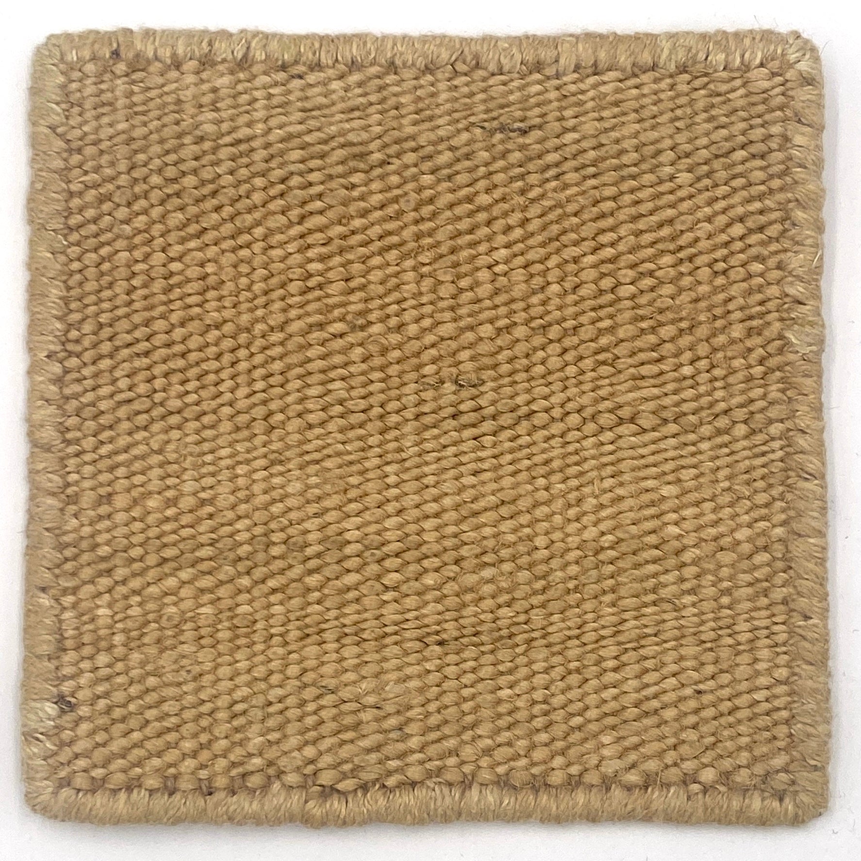 Flatweave dhurrie sample in tan