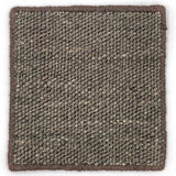 Flatweave dhurrie sample in brown