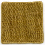 Flatweave dhurrie sample in yellow