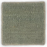 Flatweave dhurrie sample in grey-green
