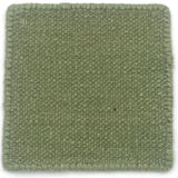 Flatweave dhurrie sample in aqua green