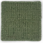 Flatweave dhurrie sample in green