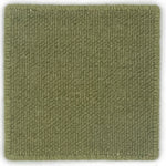 Flatweave dhurrie sample in green