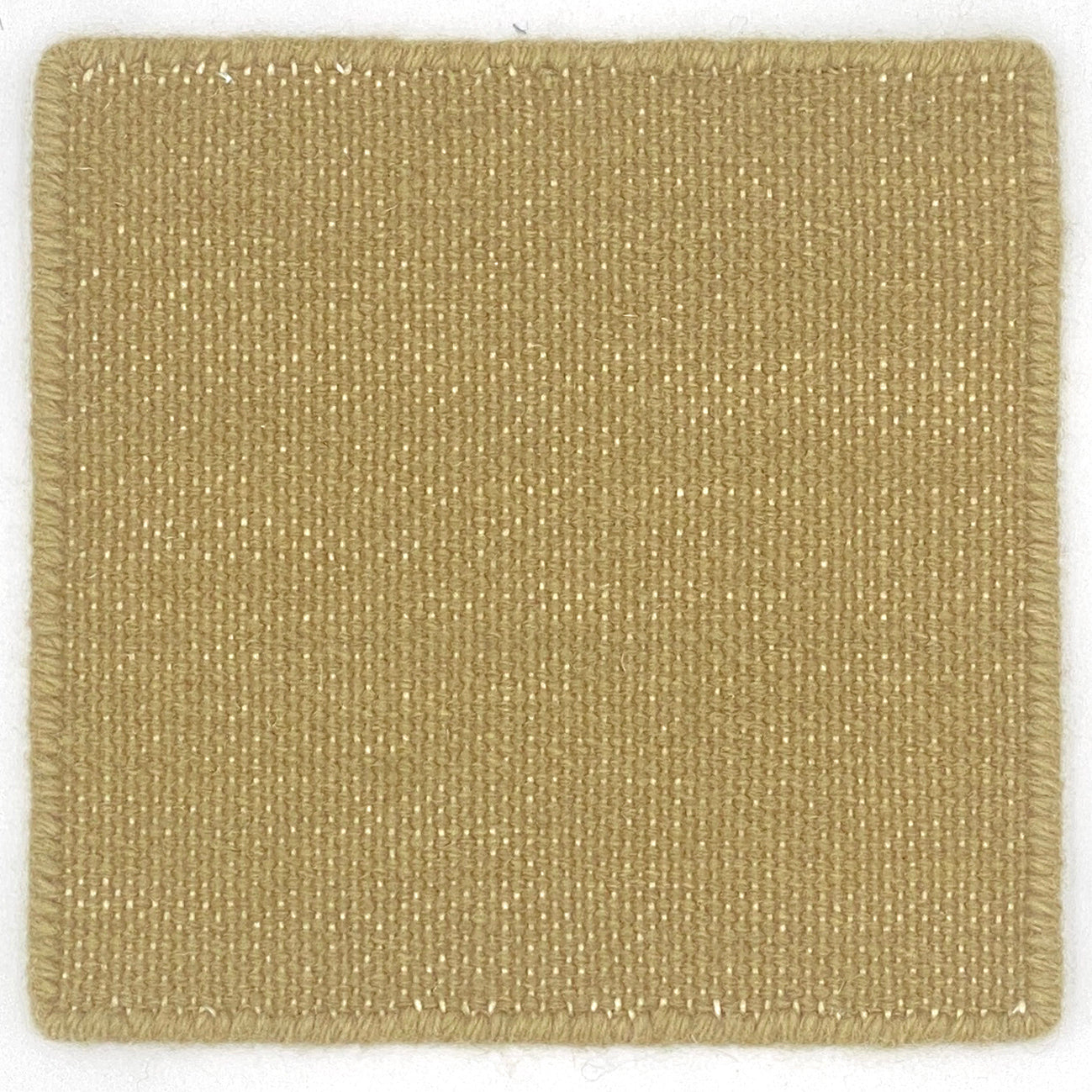 Flatweave dhurrie sample in tan