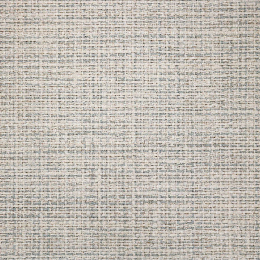 Broadloom carpet swatch in a textured pattern light grey color