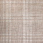 Broadloom carpet swatch in a plaid pattern in a light tan design