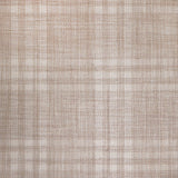 Broadloom carpet swatch in a plaid pattern in a light tan design