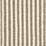 Textured area rug with vertical striped pattern on a neutral background