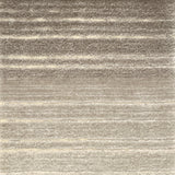 Textured rug with ombré stripes in beige and brown tones