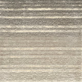 Textured rug with ombré stripes in beige and grey tones