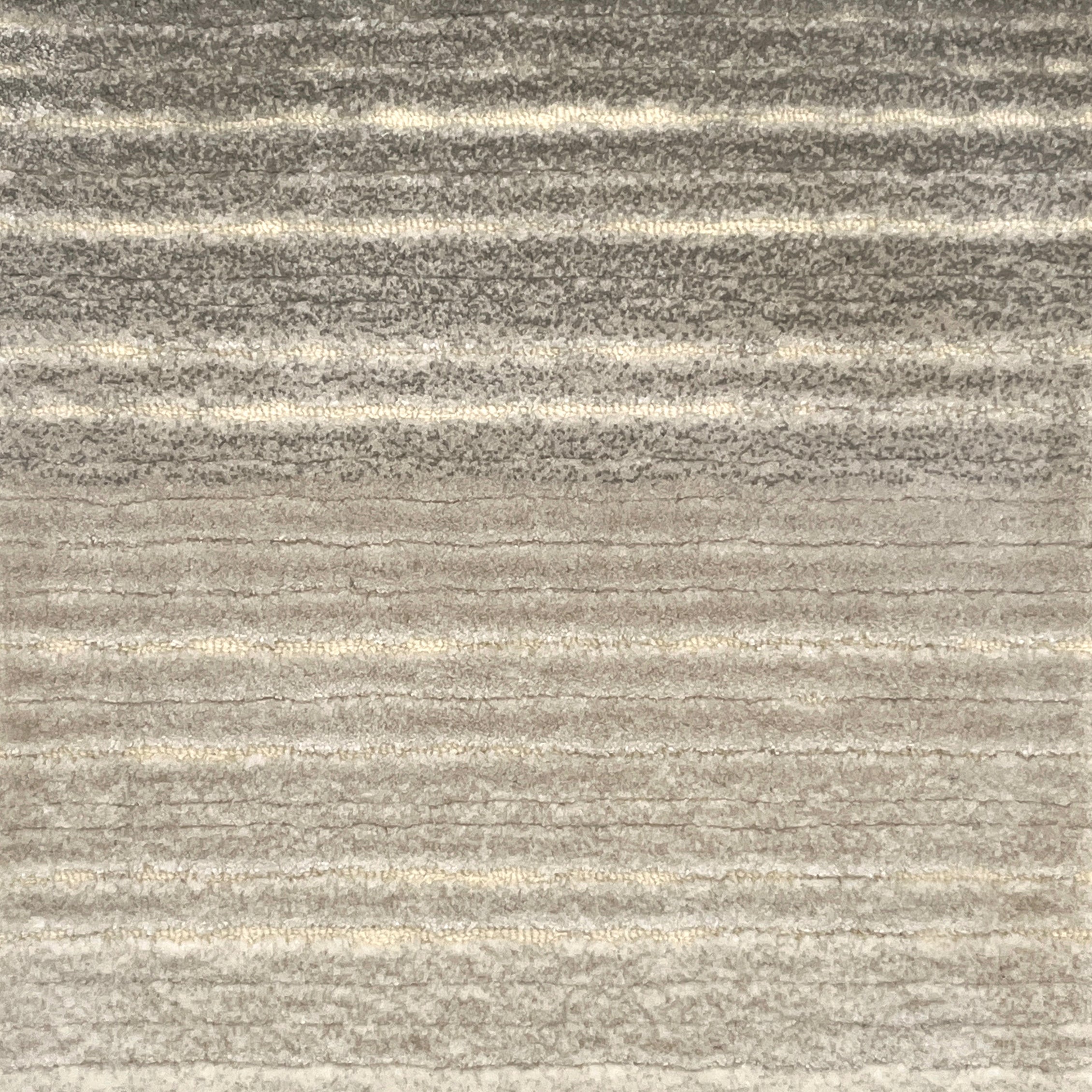 Textured rug with ombré stripes in beige and grey tones