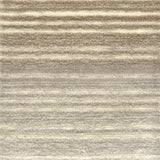 Textured rug with ombré stripes in beige and brown tones