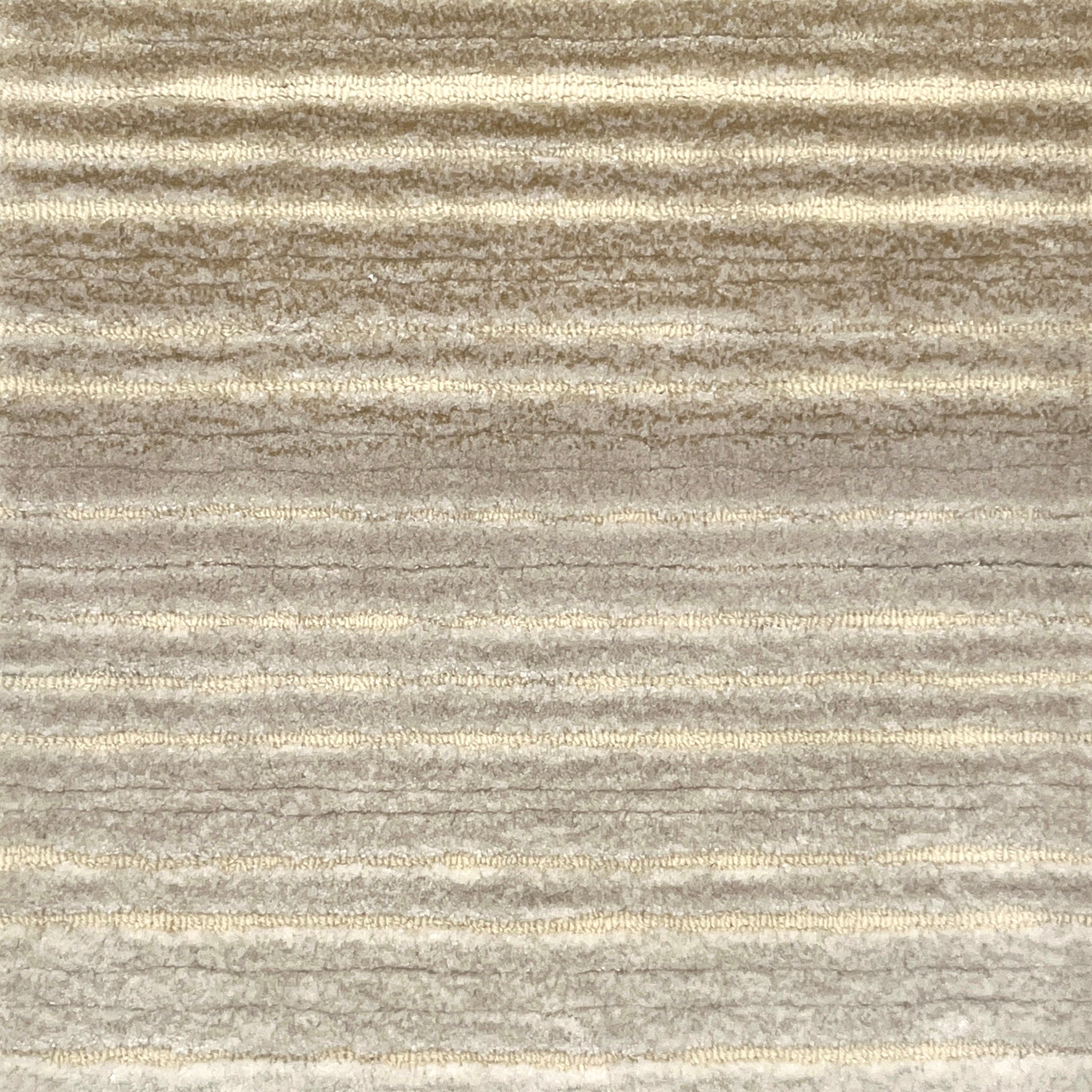 Textured rug with ombré stripes in beige and brown tones
