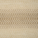 Textural broadloom with an ombré stripe in warm tan. 