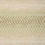 Textural broadloom with an ombré stripe in green and beige.