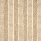 Broadloom carpet in cream and taupe stripes.