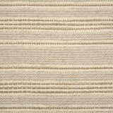 Broadloom carpet in beige with taupe stripes.