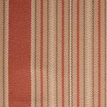 Striped flatweave runner in sand and burnt orange 