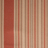 Striped flatweave runner in sand and burnt orange 